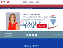 Tablet Screenshot of beckydrake.com